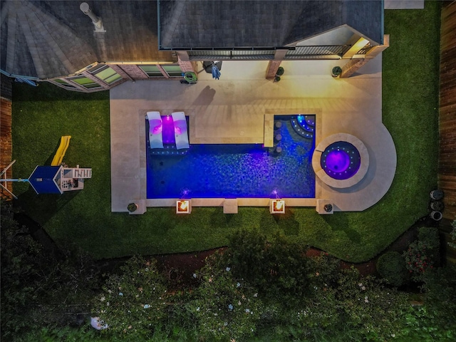 1038 Bolivar Point Ln, Friendswood, TX 77546 - bird's eye view