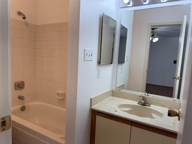 9850 Pagewood Ln Unit 1001, Houston, TX 77042 - bathroom featuring bathing tub / shower combination and vanity