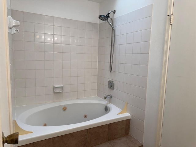 9850 Pagewood Ln Unit 1001, Houston, TX 77042 - bathroom with a combined bath / shower with jetted tub