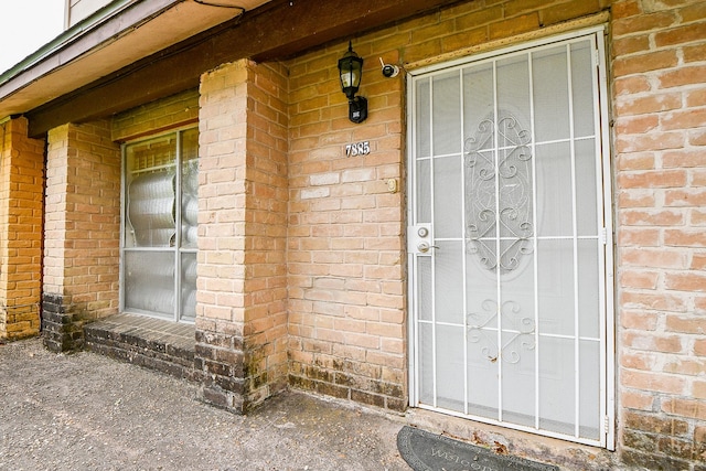 7885 Cook Rd, Houston, TX 77072 - entrance to property featuring brick siding