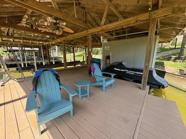 270 Lake Grove Dr, Coldspring, TX 77331 - dock area featuring boat lift