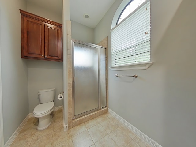 270 Lake Grove Dr, Coldspring, TX 77331 - full bath featuring toilet, a stall shower, and healthy amount of natural light