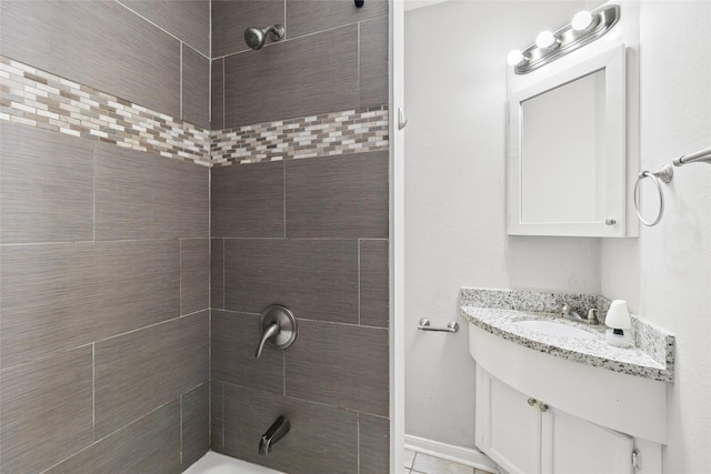 12109 22nd St, Santa Fe, TX 77510 - bathroom with vanity and shower / bath combination