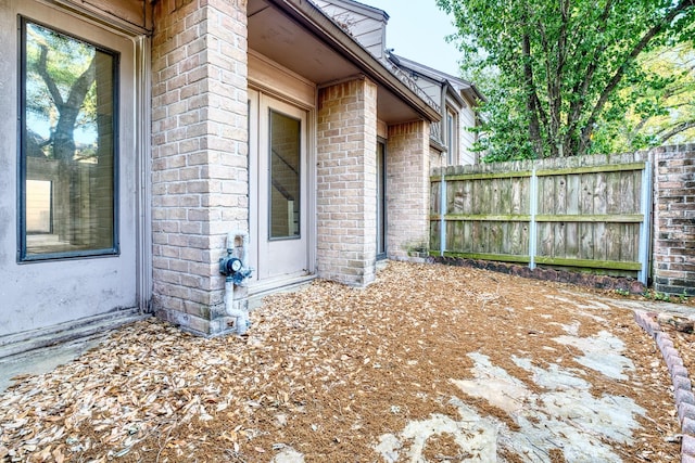 5860 Sampley Way Unit 5860, Houston, TX 77092 - exterior space with brick siding and fence