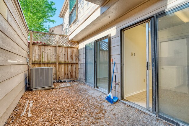 5860 Sampley Way Unit 5860, Houston, TX 77092 - view of home's exterior with fence and central AC