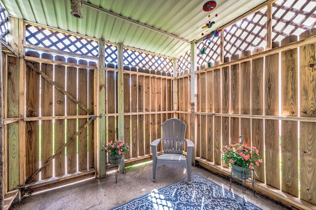 7600 Emmett F Lowry Expy Unit 807, Texas City, TX 77591 - view of patio / terrace featuring a gate