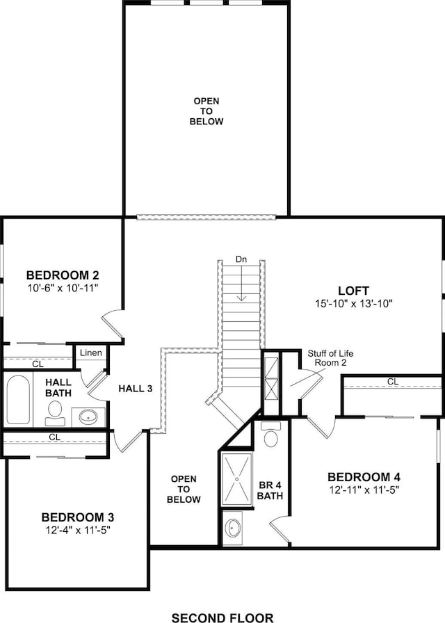 924 Wormwood Dr, League City, TX 77573 - view of room layout