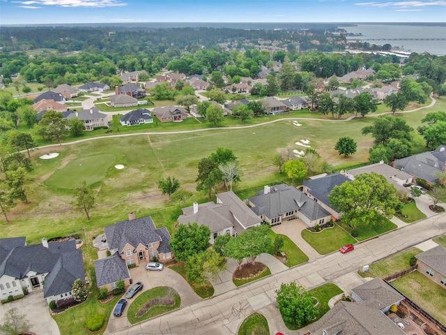108 Somerton Dr, Montgomery, TX 77356 - aerial perspective of suburban area with a nearby body of water and a golf course