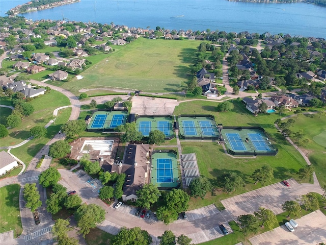 108 Somerton Dr, Montgomery, TX 77356 - aerial overview of property's location with a nearby body of water and nearby suburban area