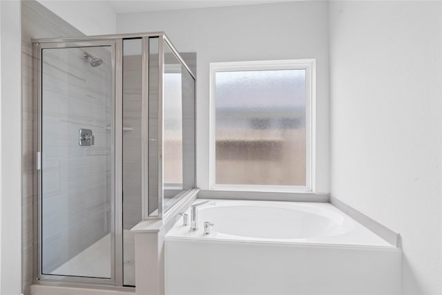 365 Spruce Oak Ln, Waller, TX 77484 - full bath with a stall shower and a garden tub