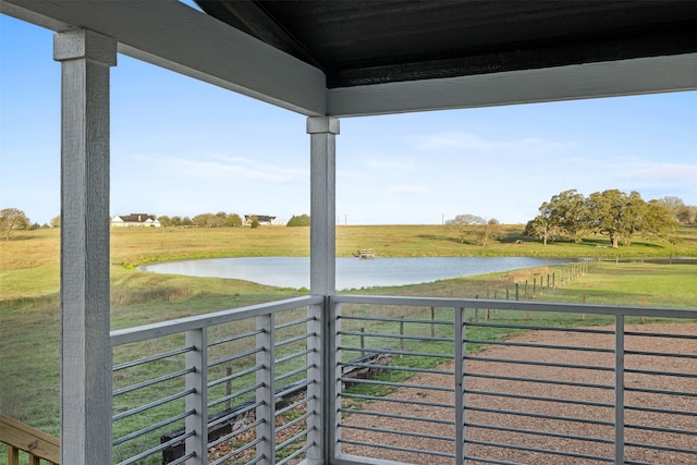1731 Spur 458, Carmine, TX 78932 - balcony featuring a water view