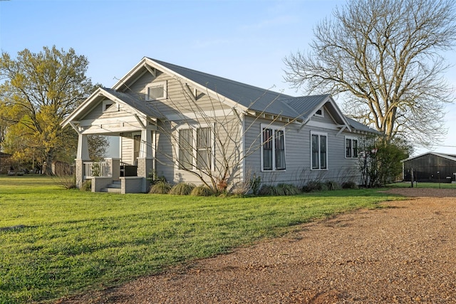1731 Spur 458, Carmine, TX 78932 - view of front of home with a front lawn