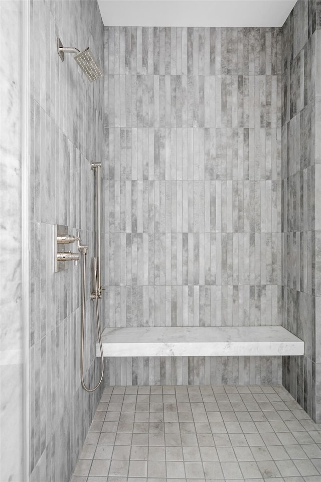2215 Albans Rd, Houston, TX 77005 - bathroom with tiled shower