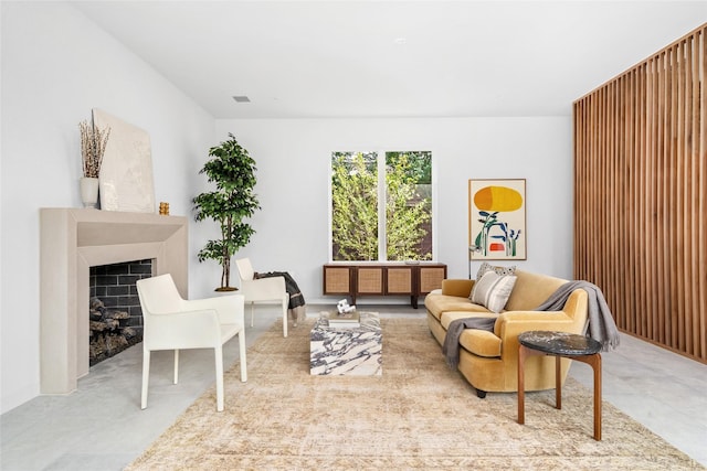 2215 Albans Rd, Houston, TX 77005 - living area featuring a fireplace