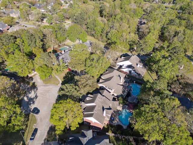 bird's eye view featuring a residential view