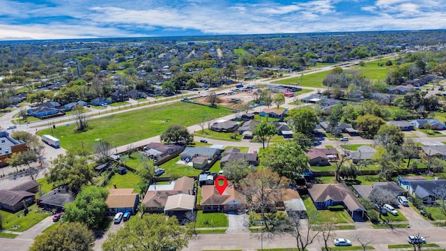 9926 Caffrey St, Houston, TX 77075 - aerial perspective of suburban area