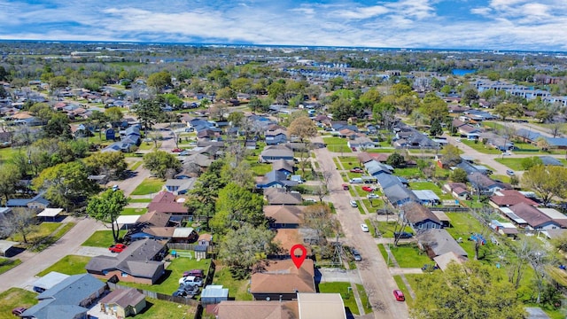 9926 Caffrey St, Houston, TX 77075 - aerial view of property and surrounding area with nearby suburban area