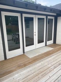 5535 Spellman Rd, Houston, TX 77096 - exterior space with french doors