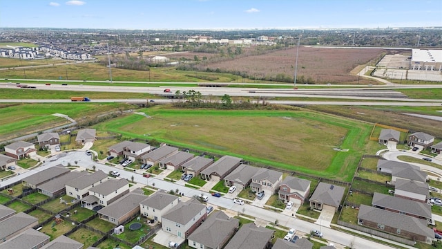 drone / aerial view featuring a residential view