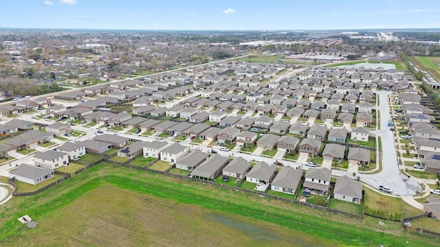 bird's eye view featuring a residential view