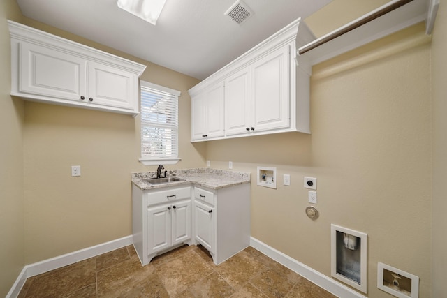 33922 High Point Dr, Magnolia, TX 77355 - laundry area featuring cabinet space, hookup for an electric dryer, hookup for a gas dryer, and washer hookup