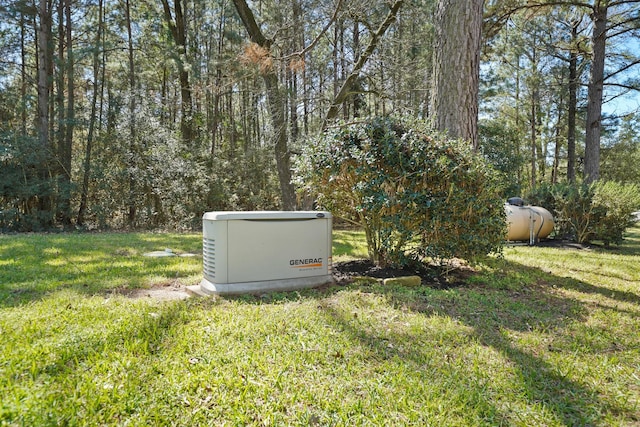 33922 High Point Dr, Magnolia, TX 77355 - exterior view of a power unit and gas tank