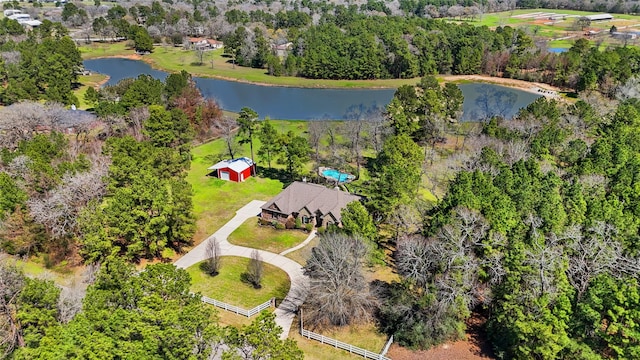 33922 High Point Dr, Magnolia, TX 77355 - bird's eye view of a large body of water and a tree filled landscape