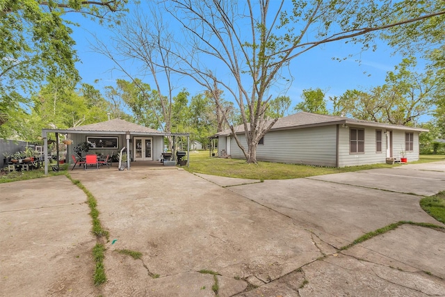 1725 Strawn Rd, Houston, TX 77039 - view of property exterior with a yard