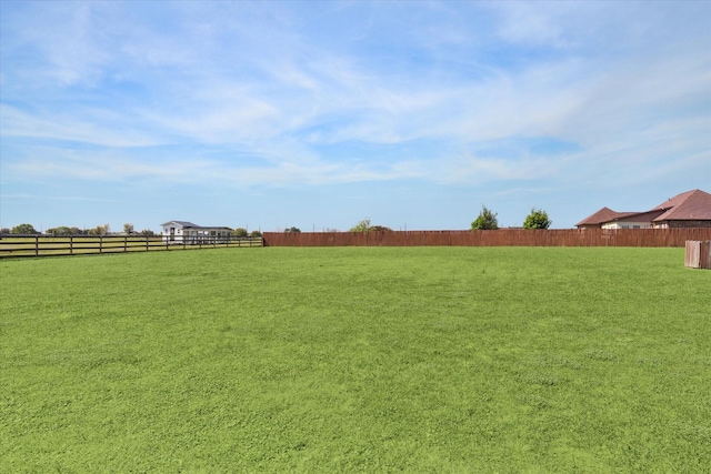 2688 Settlers Way Dr, Sealy, TX 77474 - view of yard featuring fence and a rural view