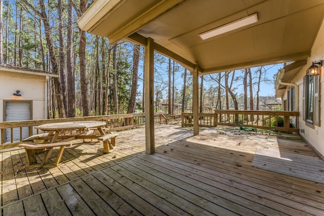 view of deck