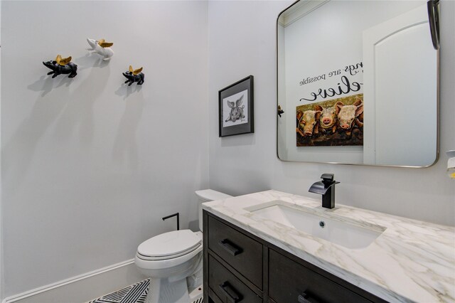 3702 Blue Bonnet, Houston, TX 77025 - half bathroom with toilet and vanity