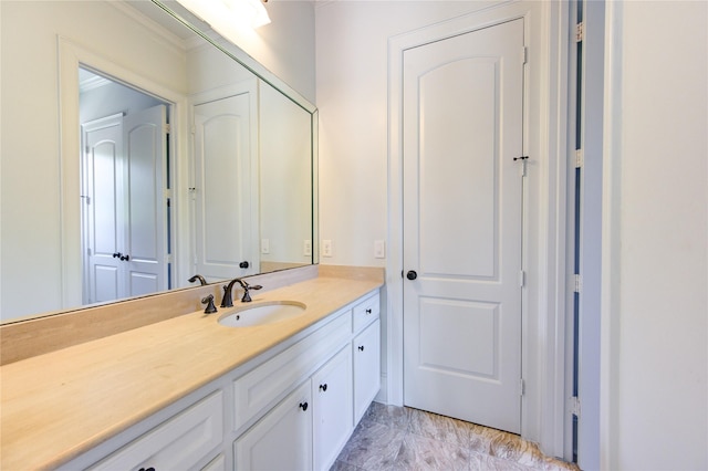 3702 Blue Bonnet, Houston, TX 77025 - bathroom with vanity and marble finish flooring