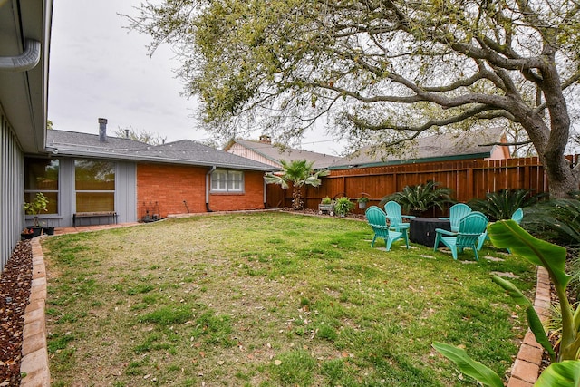 5521 Rosewood Dr, Galveston, TX 77551 - view of yard featuring fence