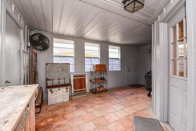 5521 Rosewood Dr, Galveston, TX 77551 - view of unfurnished sunroom