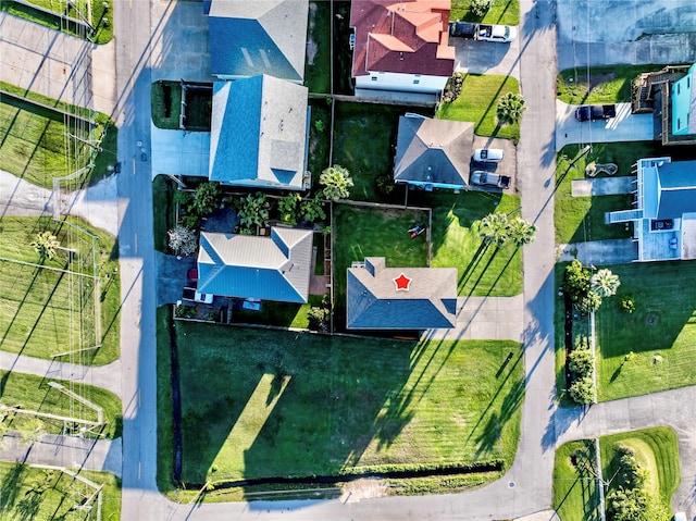 9605 Teichman Rd, Galveston, TX 77554 - bird's eye view featuring a residential view