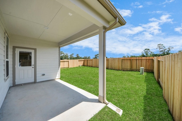 12018 Maple Oak Dr, Houston, TX 77066 - fenced backyard featuring a patio