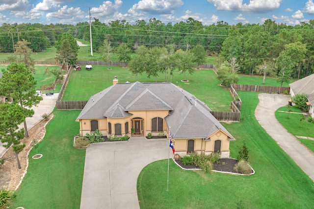drone / aerial view