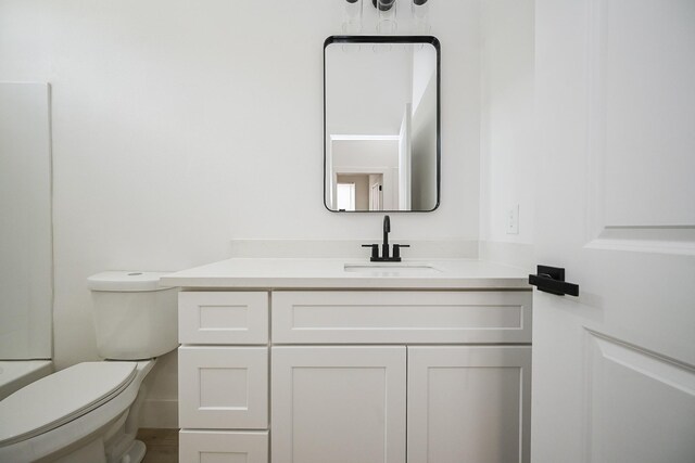 8203 Sparta St Unit B, Houston, TX 77028 - bathroom with toilet and vanity