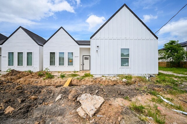8203 Sparta St Unit B, Houston, TX 77028 - modern inspired farmhouse with board and batten siding