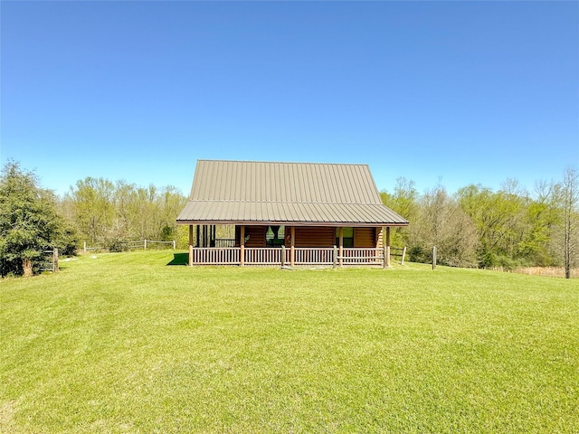 exterior space featuring a porch