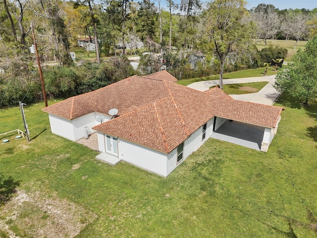 drone / aerial view