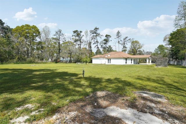 view of yard