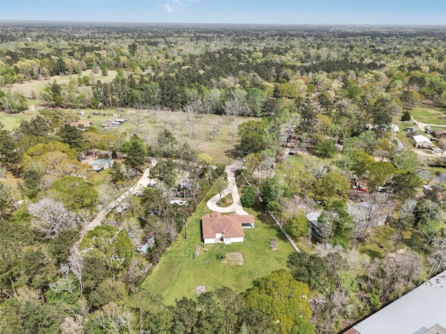 aerial view with a view of trees
