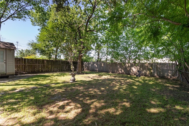 5808 Community Dr, Houston, TX 77005 - view of yard with a fenced backyard