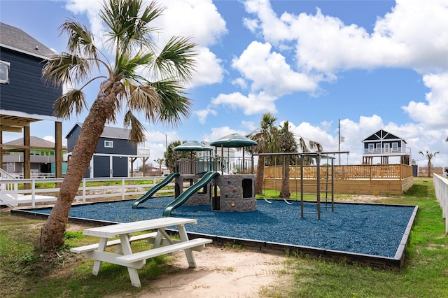 1079 Johnson Rd, Gilchrist, TX 77617 - communal playground featuring fence