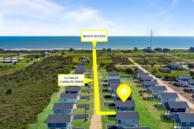 1079 Johnson Rd, Gilchrist, TX 77617 - bird's eye view of a nearby body of water