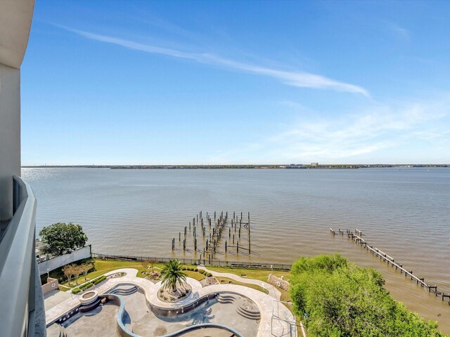 property view of water