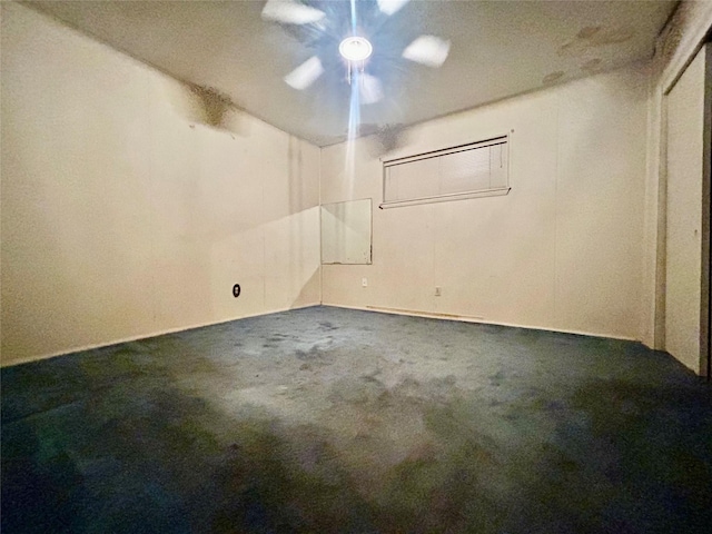 325 Hargett St, Clute, TX 77531 - spare room with ceiling fan and carpet flooring