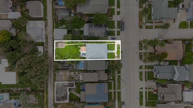 3529 Avenue S, Galveston, TX 77550 - bird's eye view with a residential view