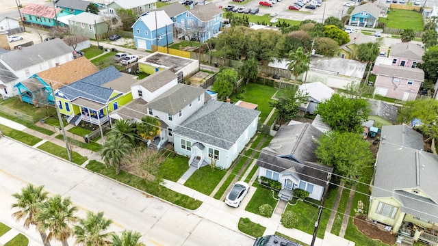 3529 Avenue S, Galveston, TX 77550 - bird's eye view featuring a residential view